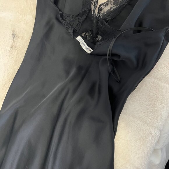 Abercrombie & Fitch Black Lace Midi Dress (Size XS) - Picture 4 of 5